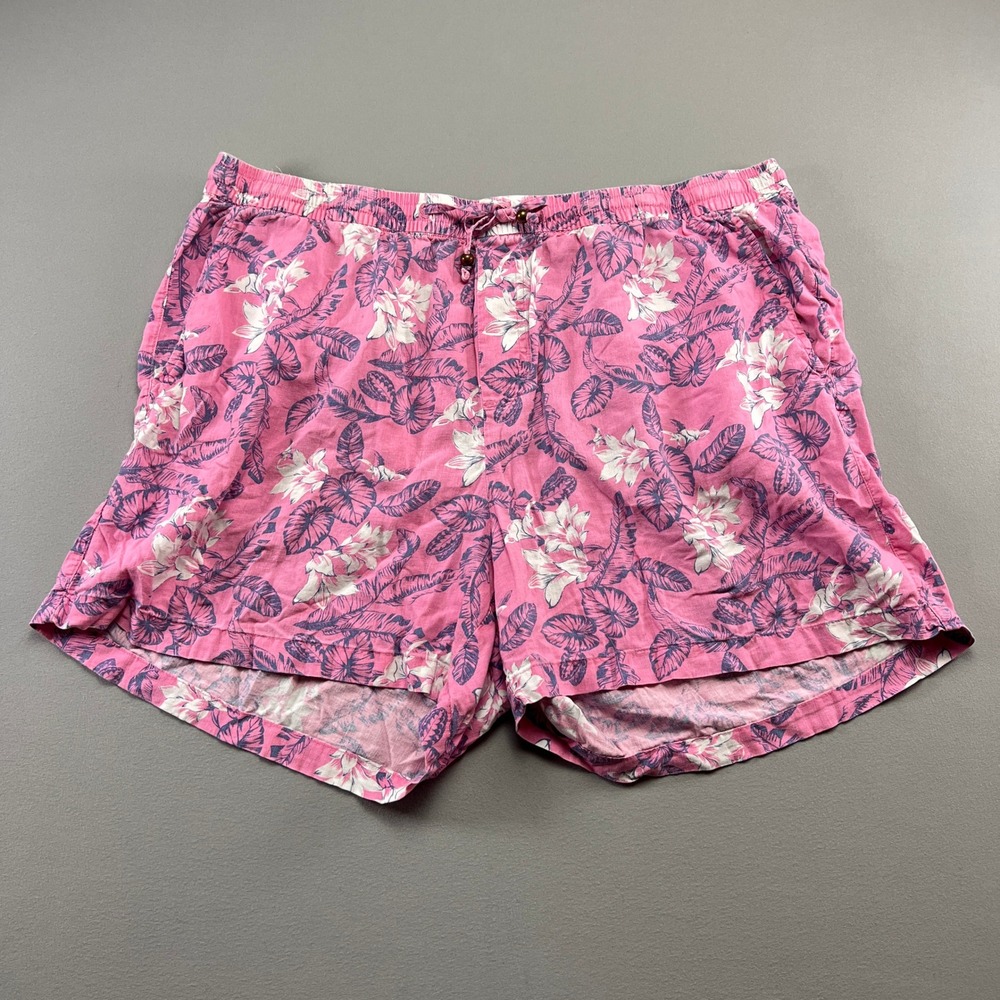 Margaritaville Island Reserve No Passport Required Short Womens 2XL Pink Floral